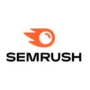 Semrush markası logosu beyaz arkaplan üzerinde