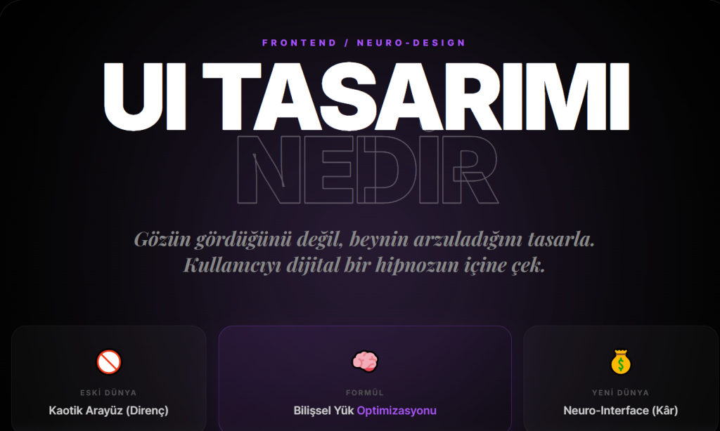 Ui tasarımı nedir