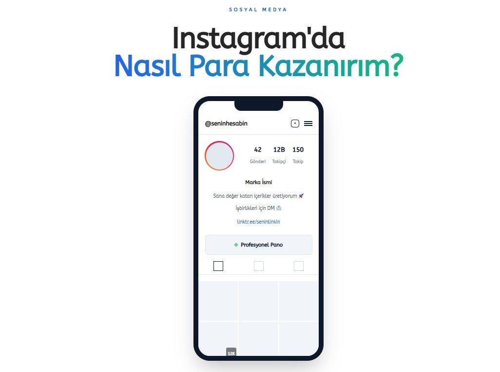 Freelance Dijital Pazarlama, SEO & Web Tasarım | Gökhan Vatancı | SEO Uzmanı - Gökhan Vatancı instagramda nasil para kazanirim