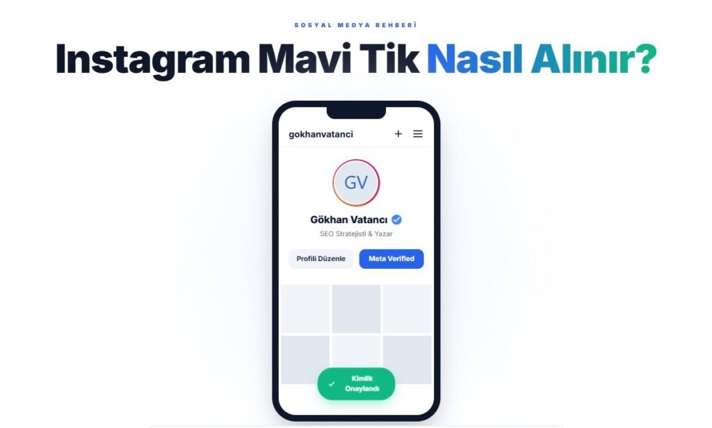 instagram mavi tik nasil alinir