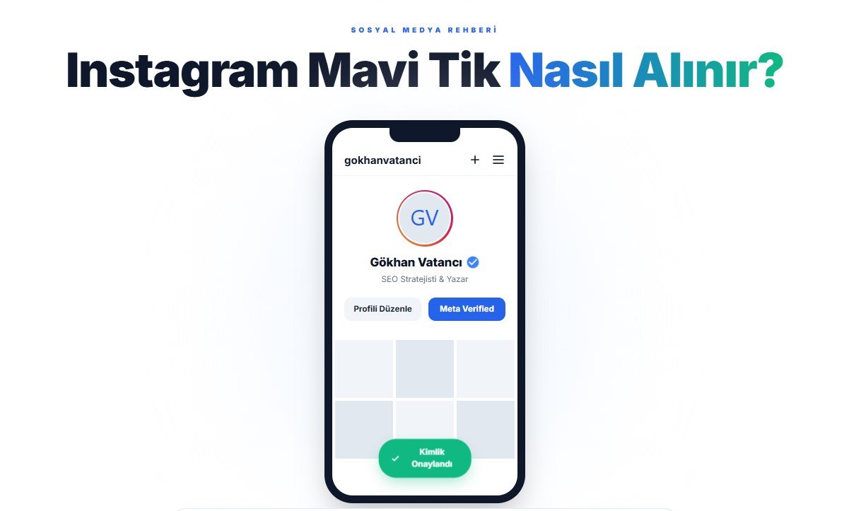 instagram mavi tik nasil alinir
